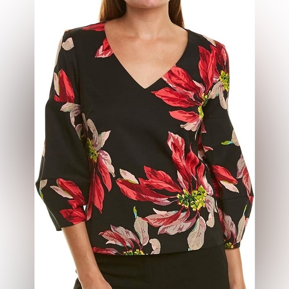 FLORAL BLOUSE - Picture 5 of 6
